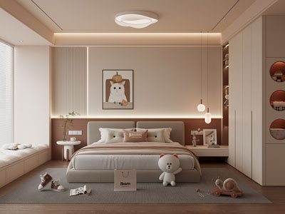现代卧室 儿童房