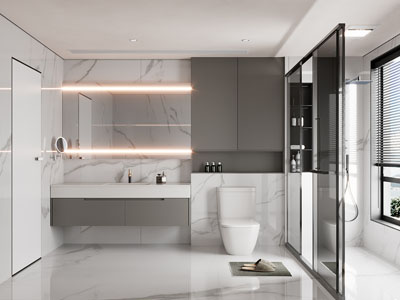 现代卫浴间 洗手间