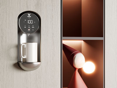 现代壁挂式直饮机3d模型 现代壁挂式直饮机