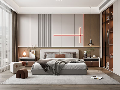 现代卧室