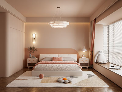 现代卧室 儿童房 公主房