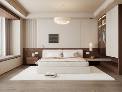 现代中古风卧室