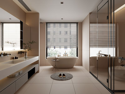 现代卫浴间 洗手间