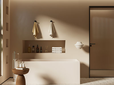 侘寂风卫浴间 洗手间