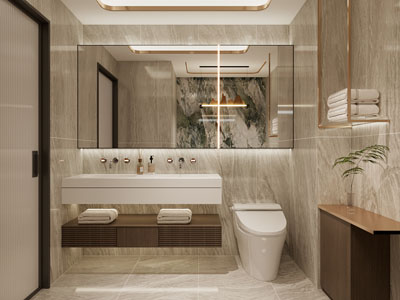 现代轻奢卫浴间 洗手间