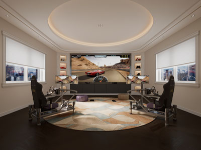 现代电竞房 休闲室