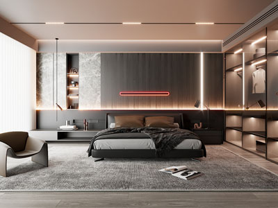 现代卧室