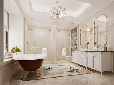 现代轻奢卫浴间 洗手间