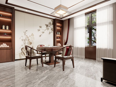 新中式棋牌室 休闲室