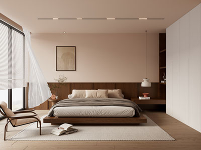 现代中古风卧室