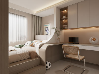 现代榻榻米卧室