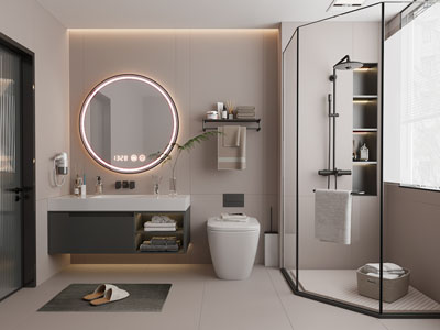 现代卫浴间 洗手间