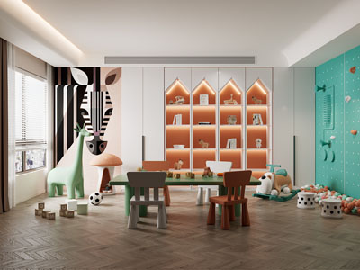 现代儿童娱乐空间 休闲室