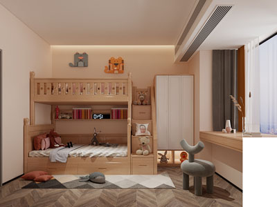 现代卧室 儿童房