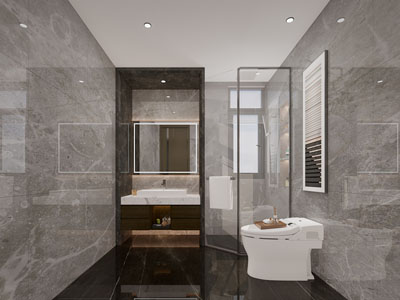 现代卫浴间 洗手间