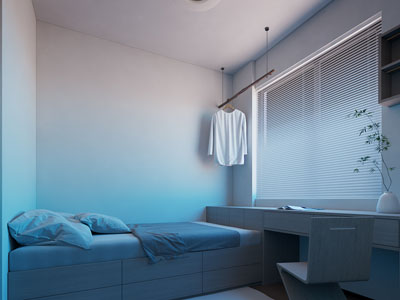 现代榻榻米卧室