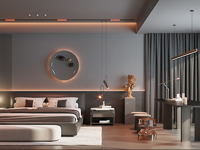 现代卧室