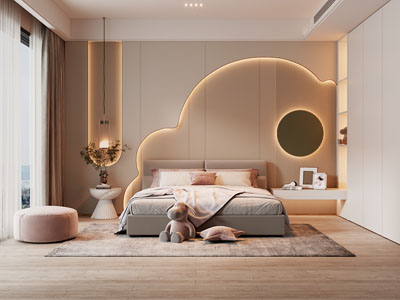 现代轻奢卧室