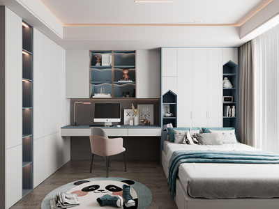 现代榻榻米卧室