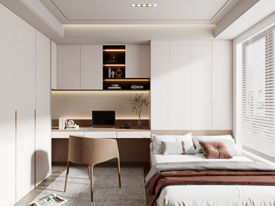 现代榻榻米卧室