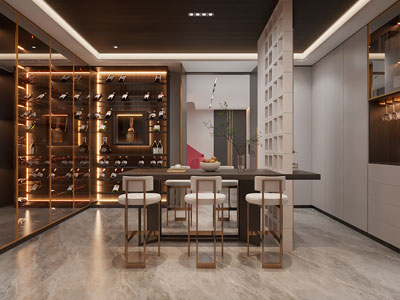 现代轻奢酒窖