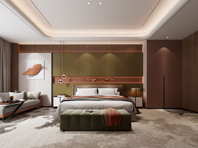 新中式卧室