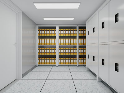 现代文件档案室3d模型 现代文件档案室