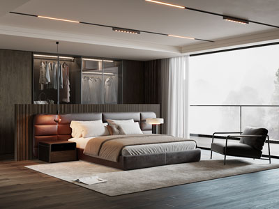 现代卧室