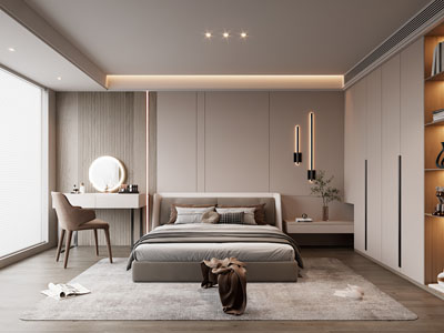 现代卧室