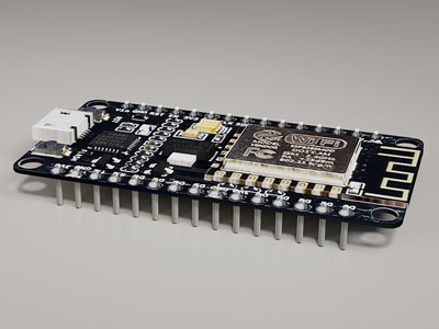现代集成电路板3d模型 现代集成电路板