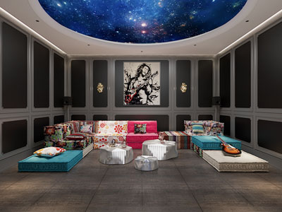 现代多巴胺视听室 影音室