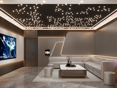 现代KTV包房3d模型 现代KTV包房