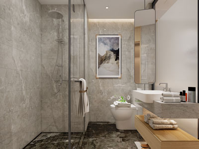 现代卫浴间 洗手间