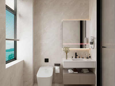 现代卫浴间 洗手间