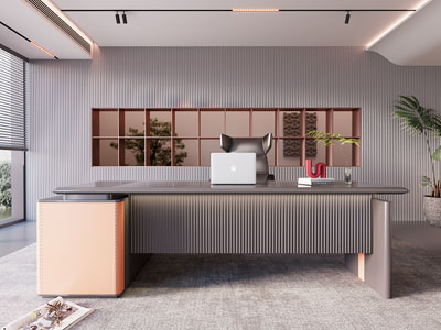 现代老板台 老板桌椅组合