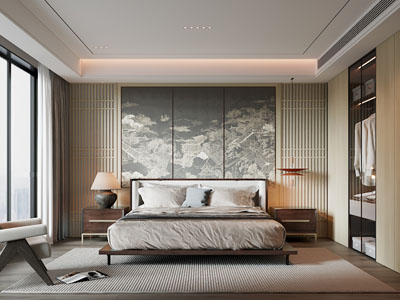 新中式中古卧室