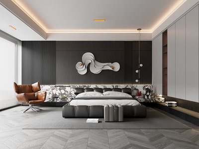 现代卧室