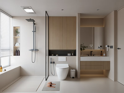 现代卫浴间 洗手间