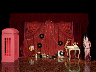 现代复古怀旧美陈