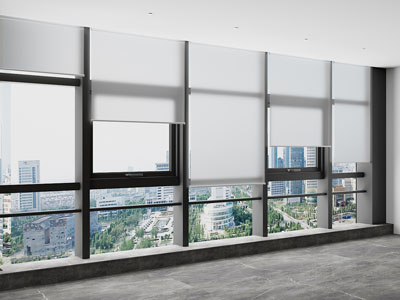 现代落地窗 百叶窗帘3d模型 现代落地窗 百叶窗帘