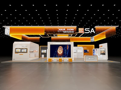 现代科技展厅展览3d模型 现代科技展厅展览