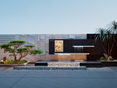 新中式庭院景观园艺小品