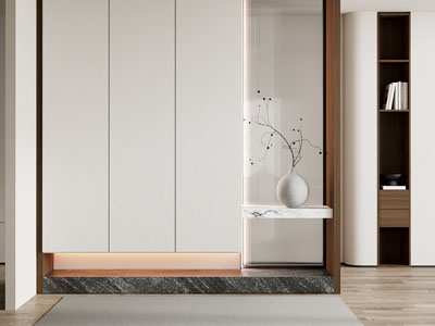 现代玄关装饰鞋柜