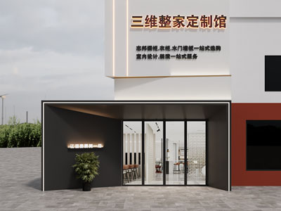 现代全屋定制家居门头