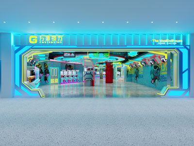 现代电玩城门头