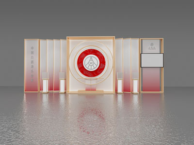 现代五粮液白酒美陈 展览展示3d模型 现代五粮液白酒美陈 展览展示
