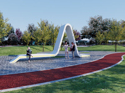 现代城市雕塑小品3d模型 现代城市雕塑小品