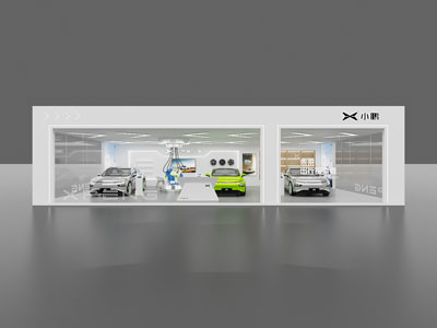 现代新能源汽车展厅展览3d模型 现代新能源汽车展厅展览