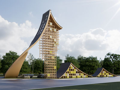 现代城市雕塑小品3d模型 现代城市雕塑小品