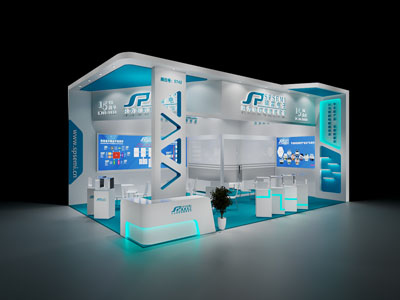 现代科技展厅展览3d模型 现代科技展厅展览